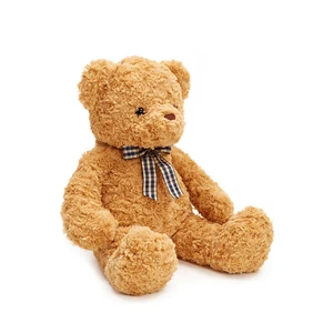 China Toy Factory Custom Stuffed Plush Teddy Bear Wholesale Custom LOGO Cute Soft Plush Toy Brown Teddy Bear