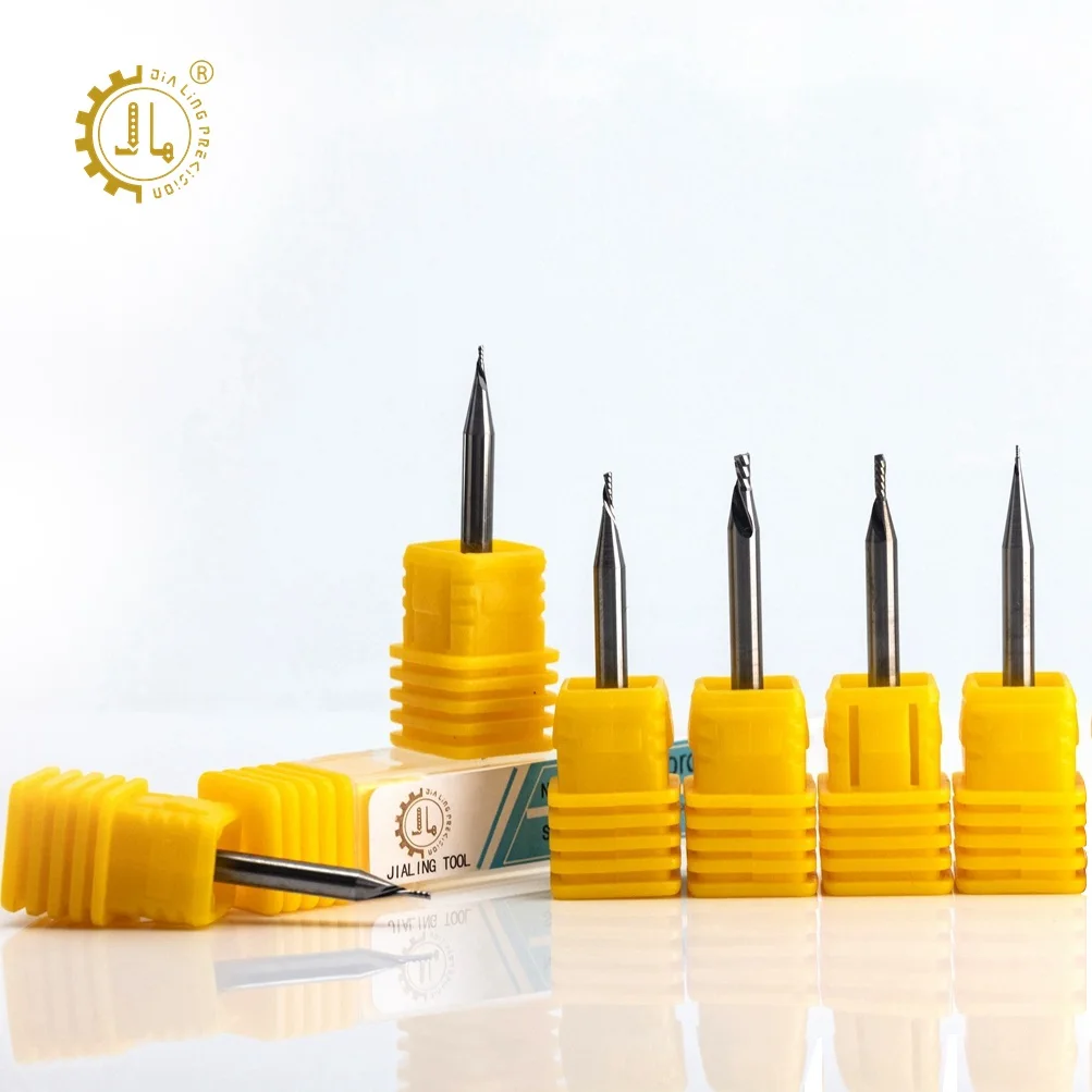 Fresa A Compressione In Carburo Con 2 Scanalature Per Legno, MDF, Acrilico E PVC - Utensile Da Fresatura Di Precisione, Alta Resistenza - 2