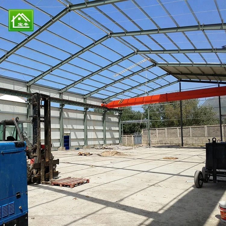 Hebei Легкая металлическая стальная конструкция строительная сборная мастерская по низкой