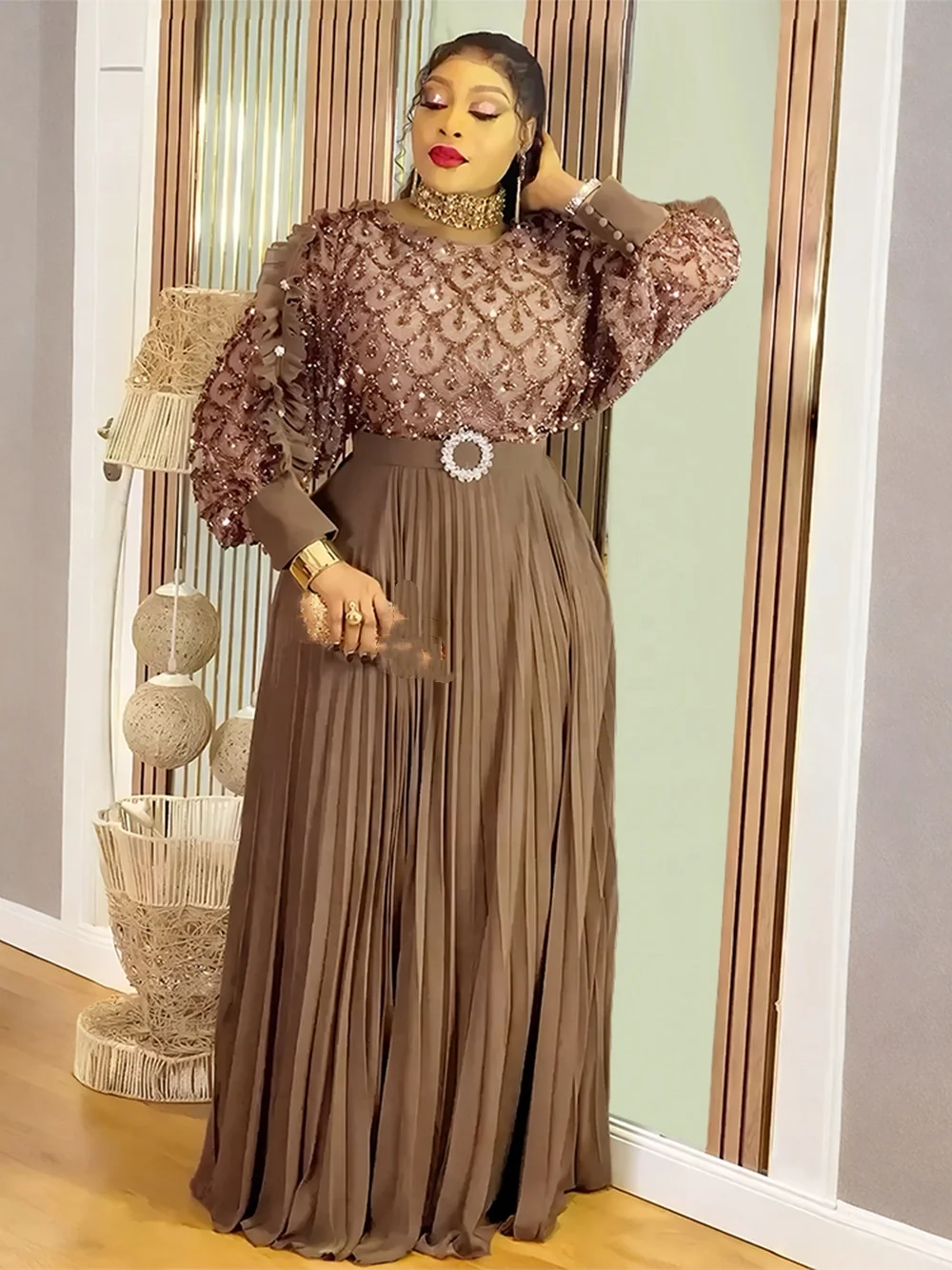 plus size muslim evening dresses Plus Size African Elegant Party Dresses for Women 2024
