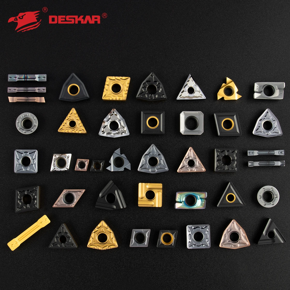 DESKAR Turning Tool Inserts APMT CNMG DNMG SNMG TNMG VNMG WNMG MGMN Milling Inserts Metal Lathe Cutting Tools Carbide CNC Insert
