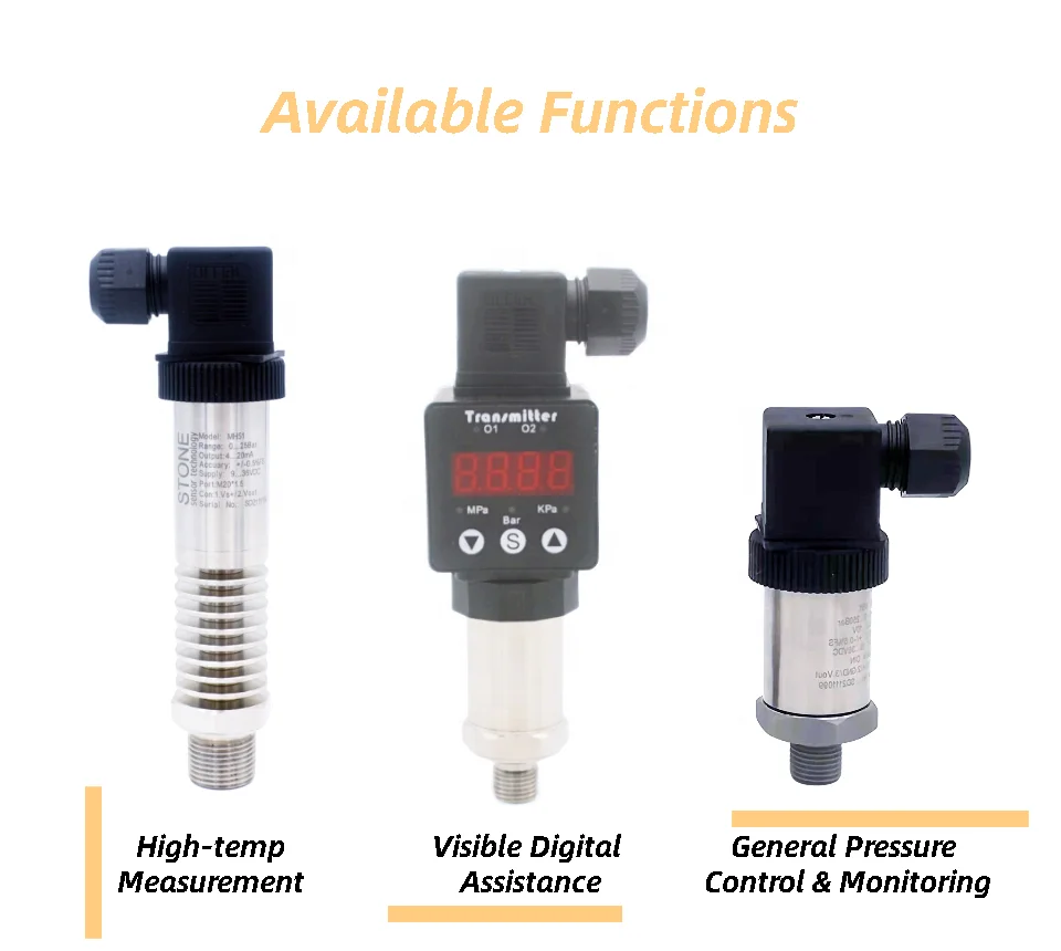 Pressure Transmitter No Oil Filled Pressure Transmitter 400 Psi 50 Bar