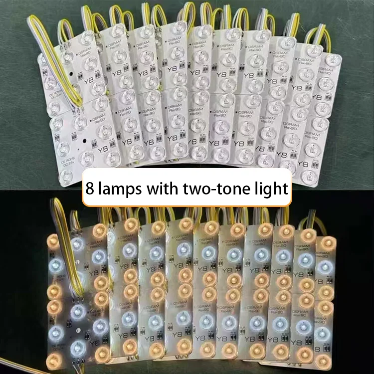 product adjustable color temperature  24v 8 leds light led modules led block chain for signage backlight commercial lighting project-9