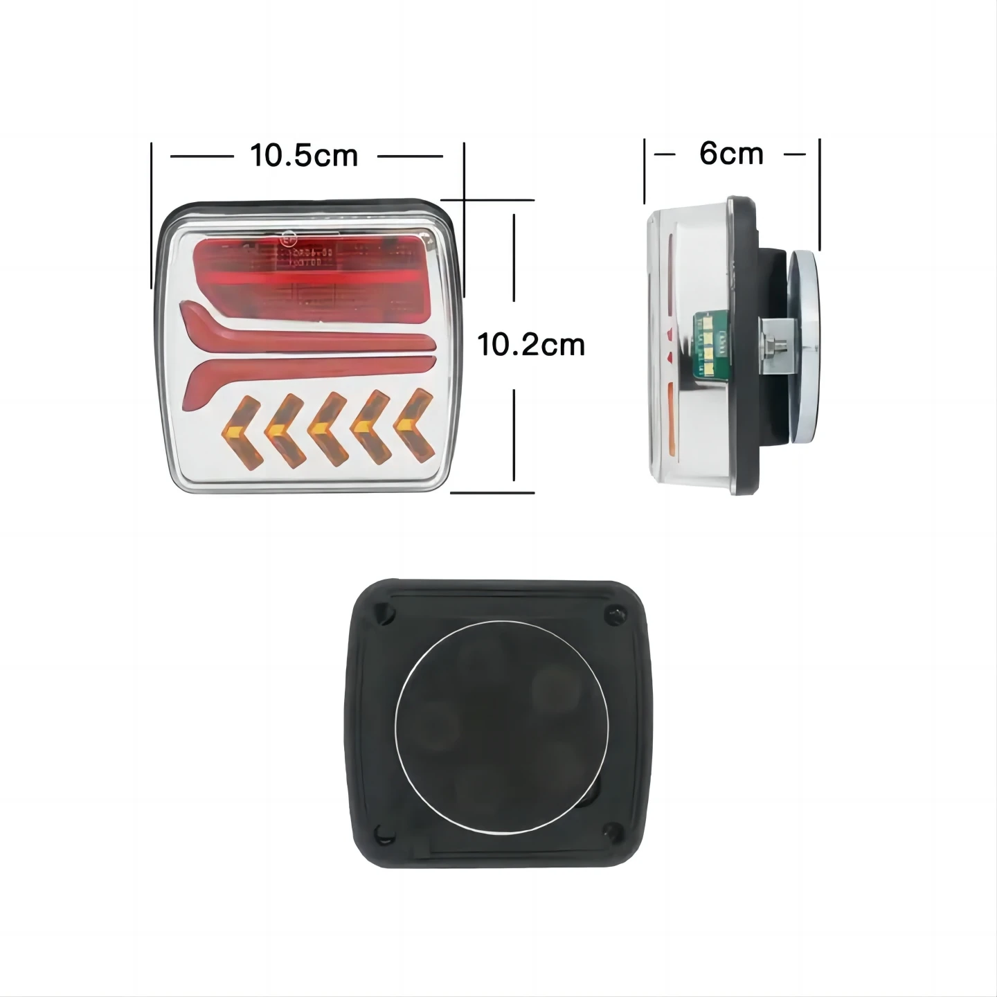 FASA Wireless Trailer Light With 7 Pin Plug LED Towing Lights Rear Truck Boat Rear Tail Trailer Lamp