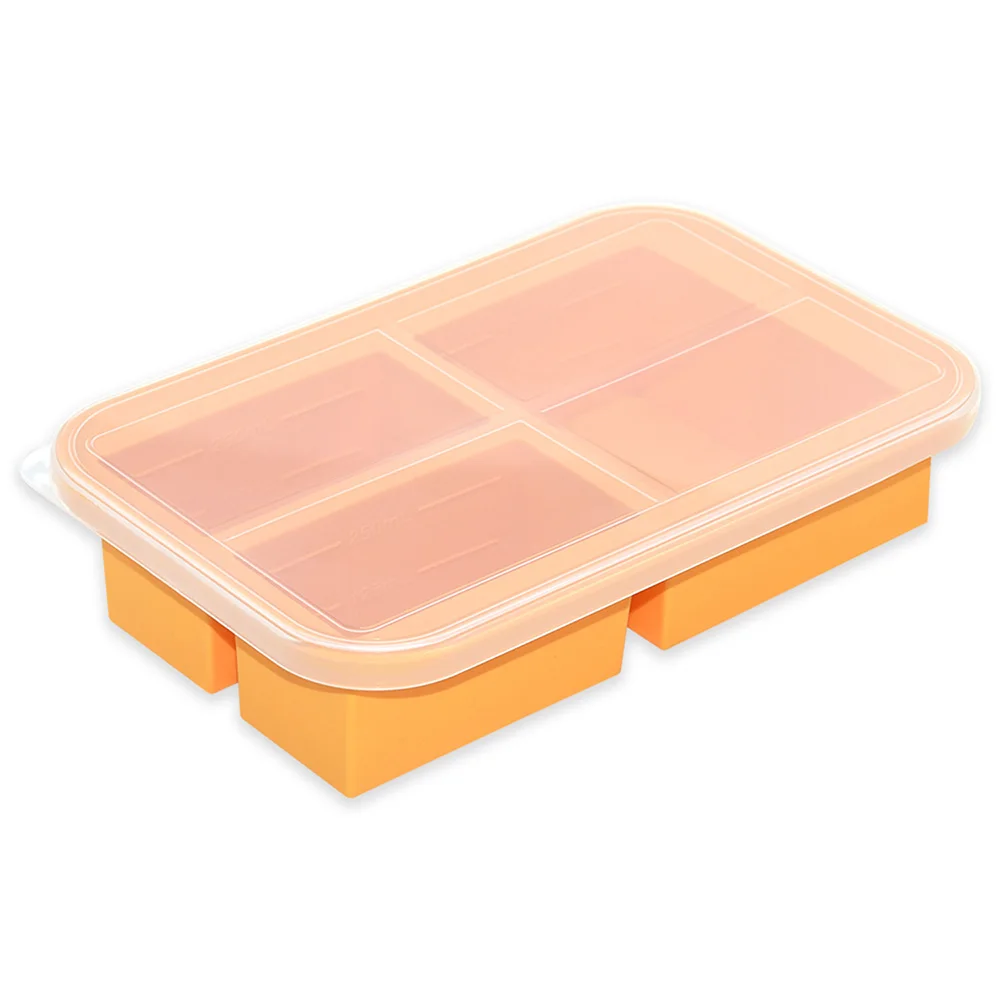 Wholesale Benhaida Extra Large Silicone Ice Cube Freezer Container Broth  and Sauce Storage Silicone Soup Freezing Tray with Plastic Lid From  m.