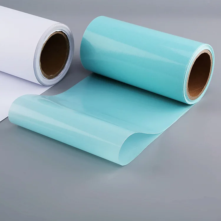 Silicone Coating Glassine Paper Liner 40 50 60 Gsm White Blue Waterproof Adhesive Label Sticker for Food Release Paper Included