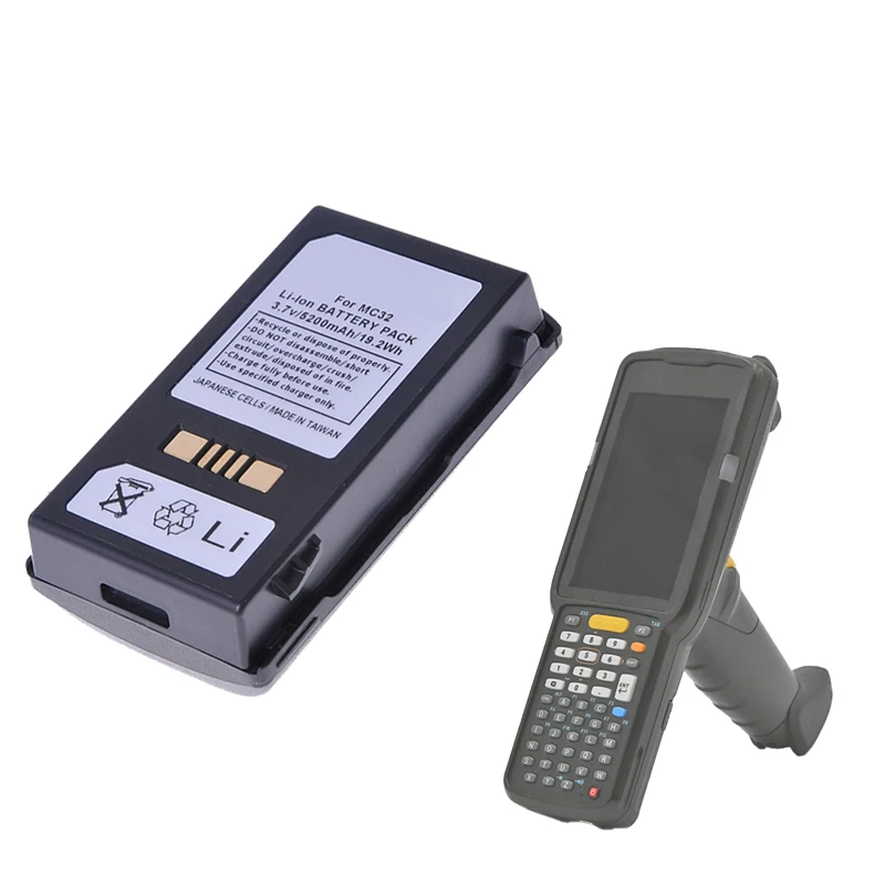 3.7V 5200mAh Li-ion BTRY-MC32-52MA-10 BTRY-MC32-01-01 BTRY-MC32-52MA-01 Battery for MC3300 Barcode Scanner