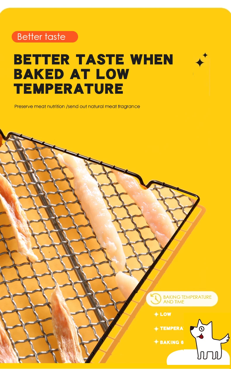 Oem Pet Snack Supplier Chicken Flavor Thin Slice Crispy Dog Snack Pet