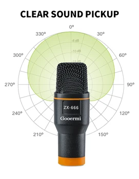 mic出品 Gooermi ZX666-3.5 Condenser Mic - High Quality Gaming Microphone