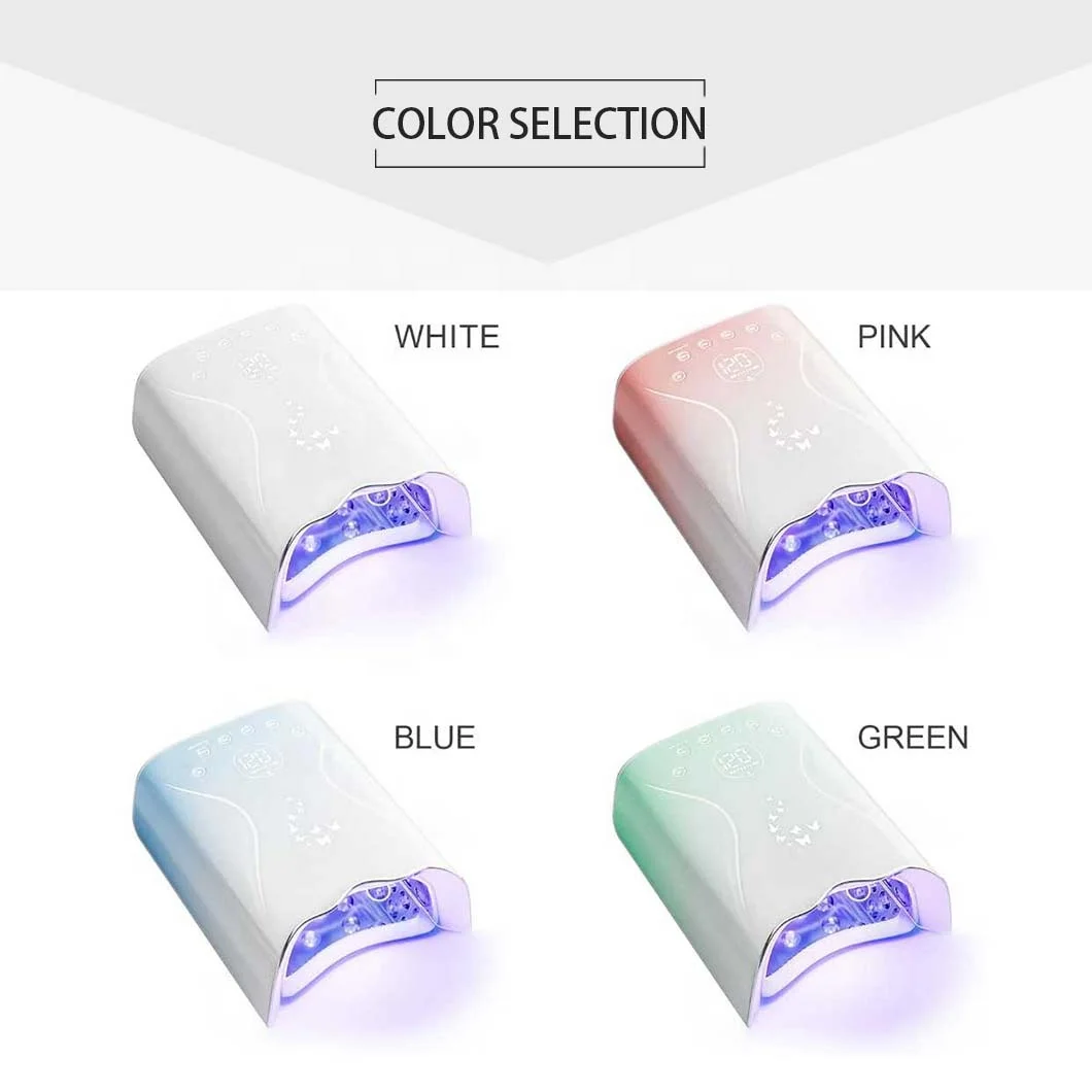 OEM High Power 115W Professional Nail Polish Gel Dryer Fast Curing Ultraviolet Light Rechargeable Nail Salon UV LED Lamp supplier