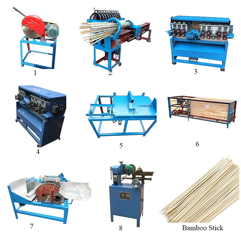 Best-Selling Automatic Stick Toothpick Making Machine Bamboo Toothpick Making Machine for Sale