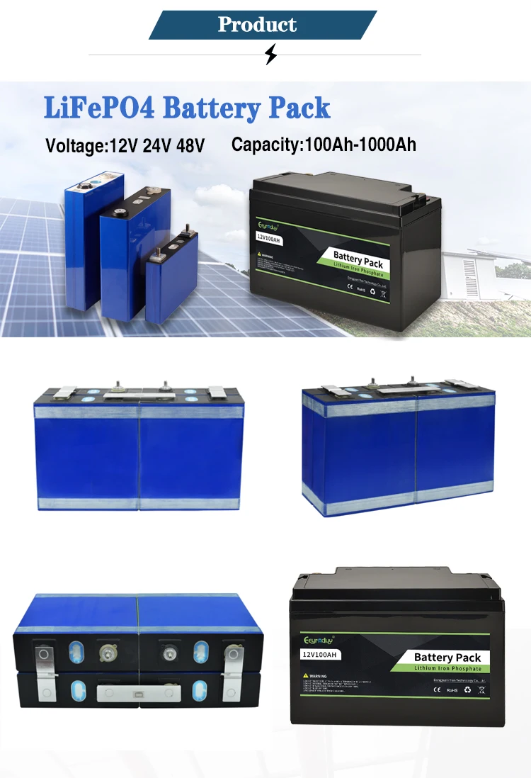 72V LiFePO4 Battery Pack - Rechargeable Lithium Ion for Solar Power ...