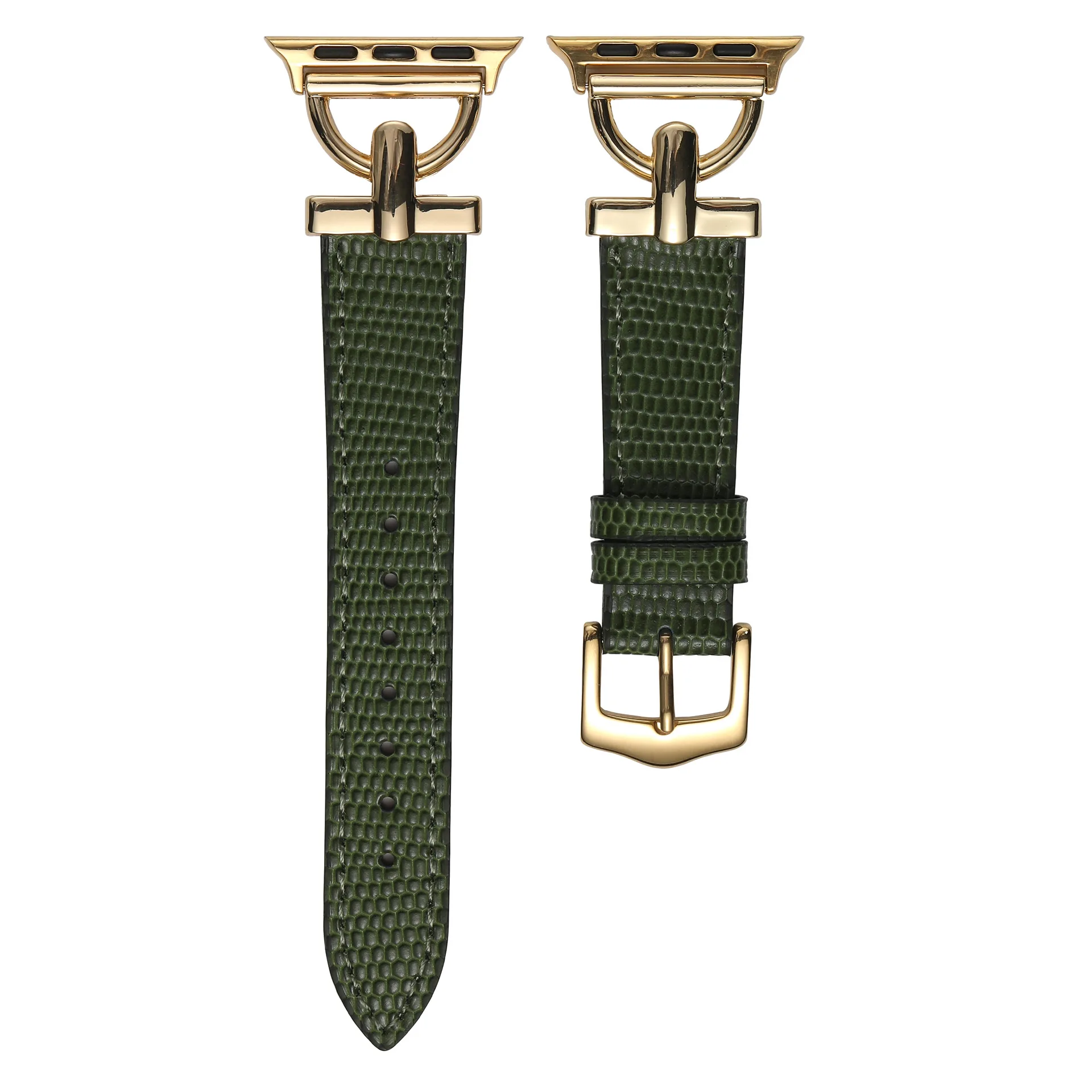 Green - Gold buckle