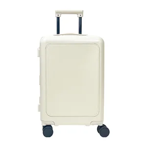 High-appearance-level Suitcase Made of Pure Pc Material Scratch-resistant Sturdy Durable High-end Suitcase for Men Custom logo