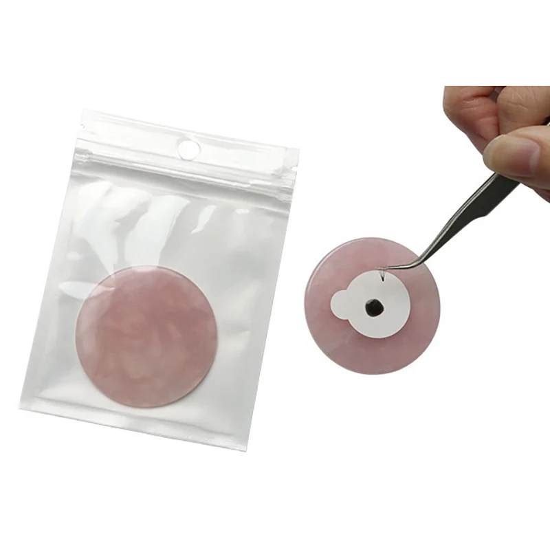 FX-T09 FX-T09 оптовая продажа Привитые ресниц розового цвета нефрита платформа для клей посадка ресницы Инструменты камень Pad клей для наращивания ресниц