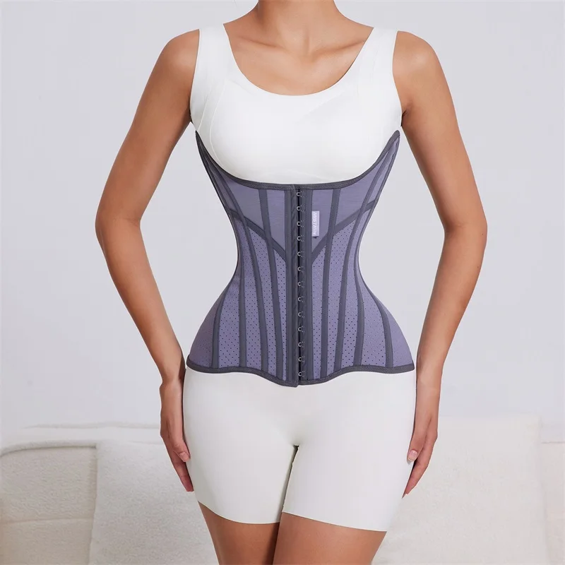 MISTHIN Body Women Trimmer Cincher Corset Double Belt Wrap Girdle Tummy Control Shaper Waist Trainer Shaperwear for Women details