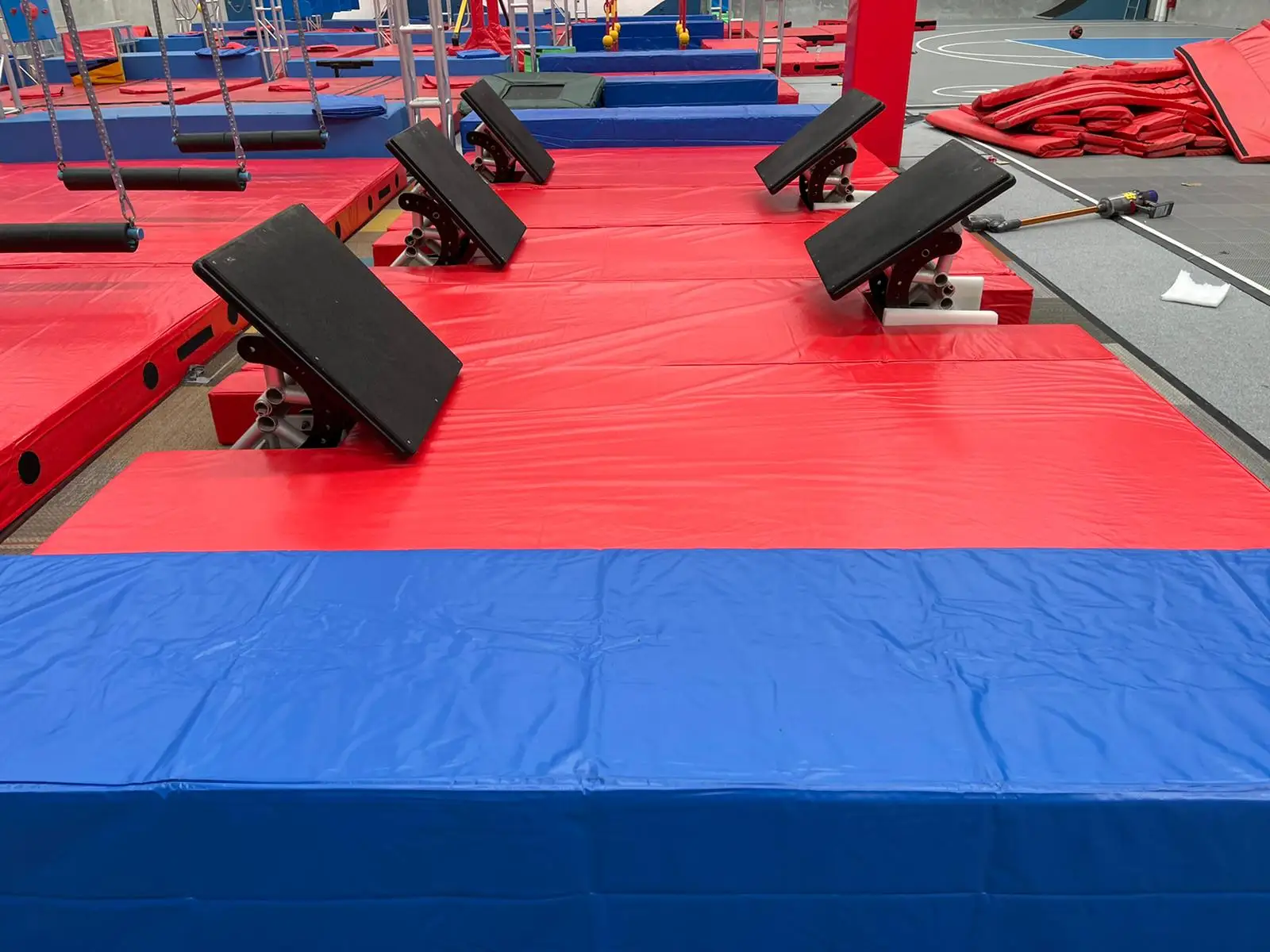 Ninja Course Indoor Obstacles Exercise Post Padding Pole Mats Column Pad