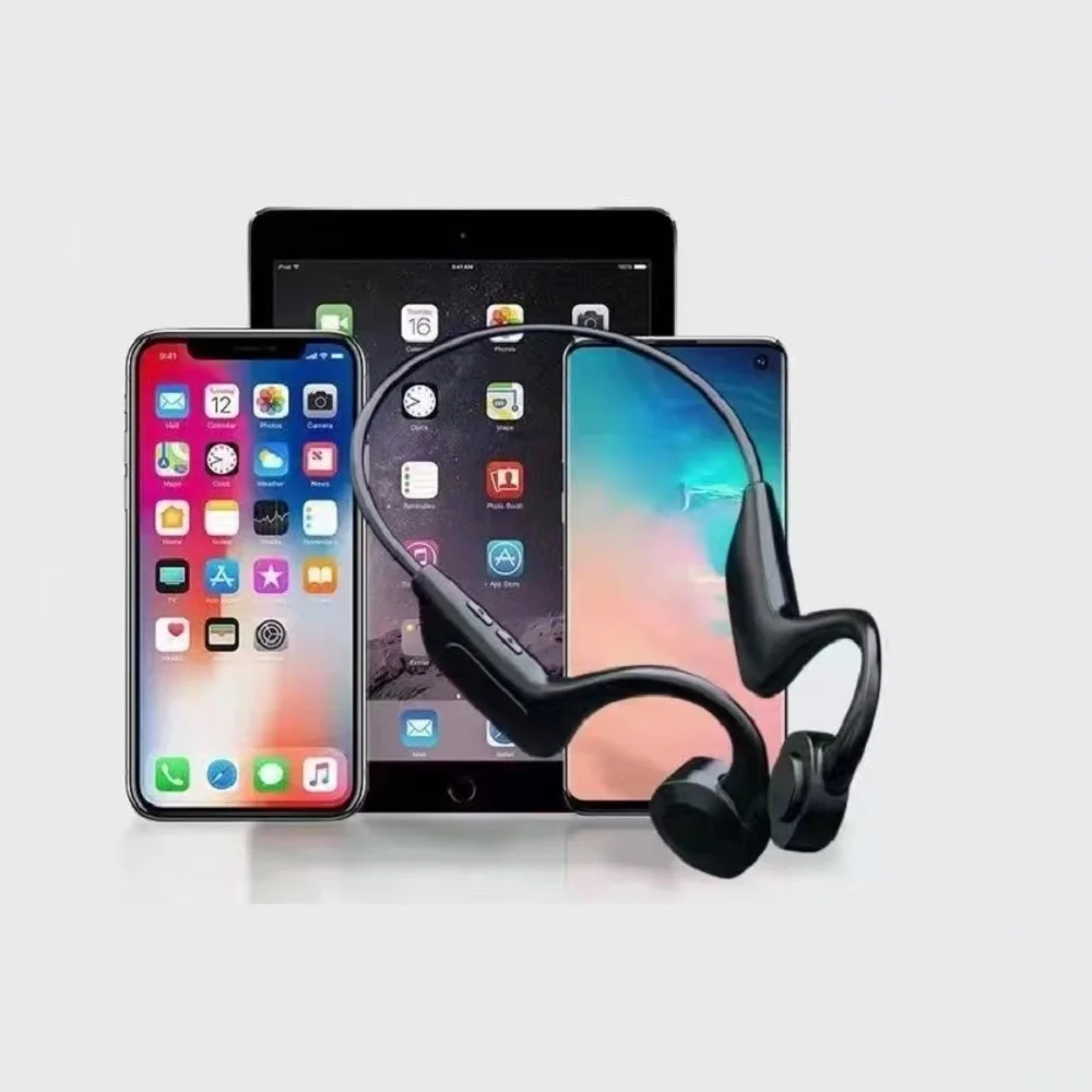 Hotsale In-Ear Wireless for 5.3 Headset with LED Display JL Chipset Memory Card Slot-Sport Ear Design ANC IPX5 Waterproof