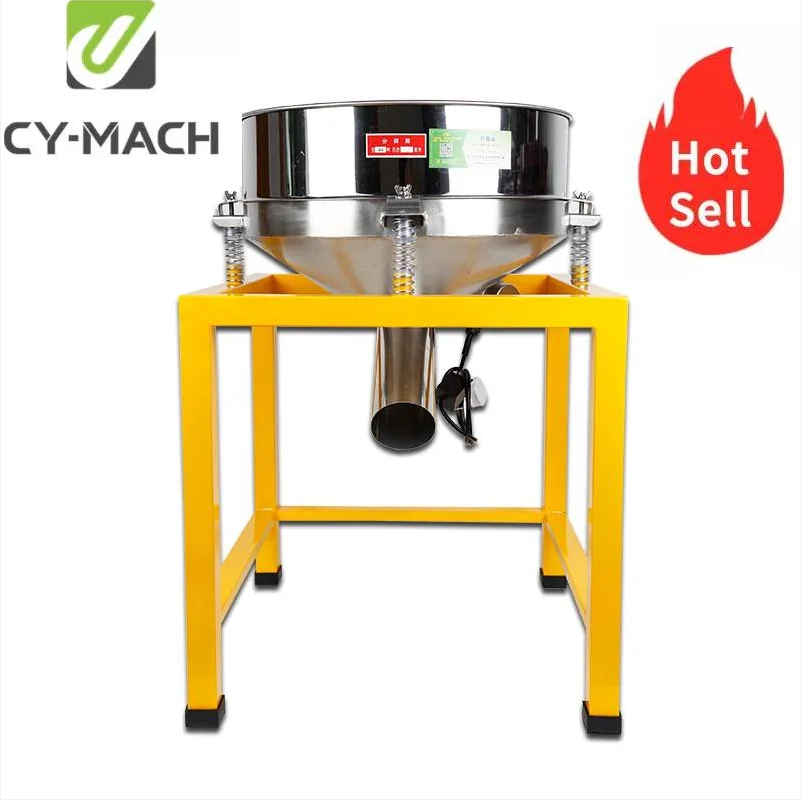 Circular Vibrating Screen Sieving Machine Industrial Vibro Sieve/Vibration Sifter 500 Mesh for Medicine Herb Coffee Bean Powder