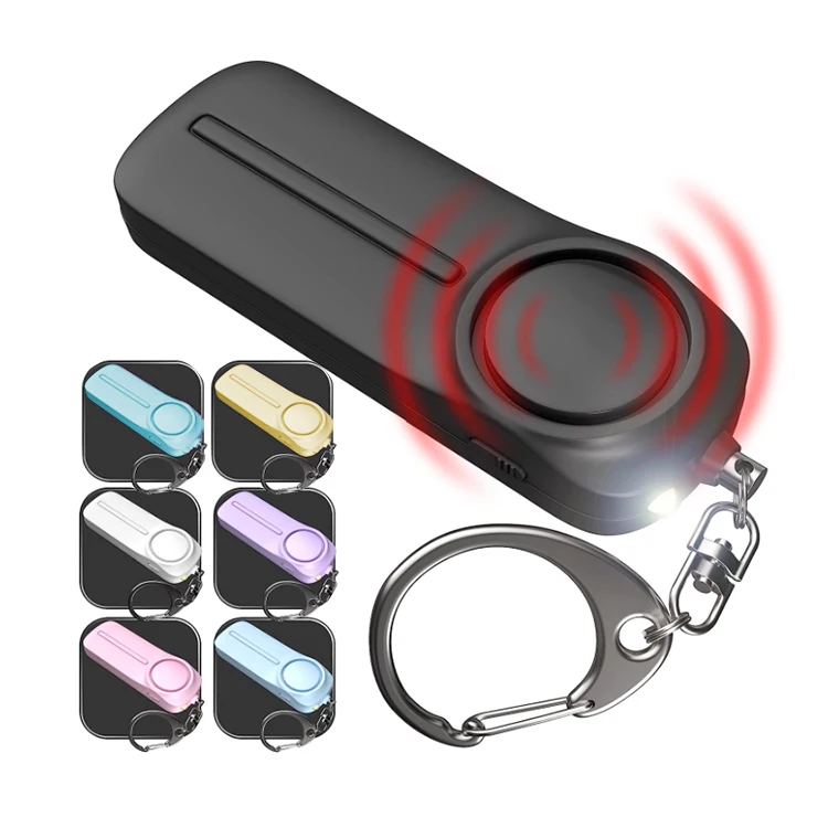 Women Self-Defense Security Alarm Keychain 138DB Electronic Alarm