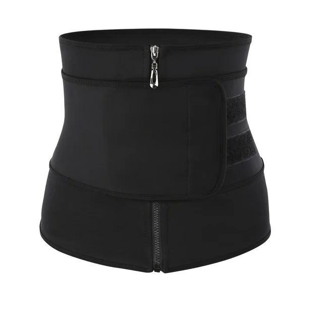 Single waistband reinforced waistband sports waist protection zipper chest support and abdominal tightening underwear waistband