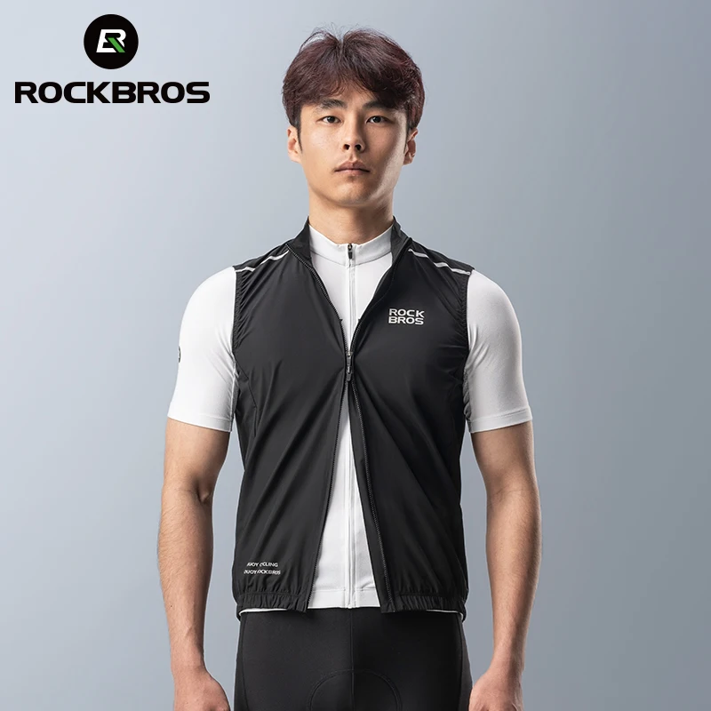 ROCKBROS  Custom Pro Team Men Women Running Lightweight Windproof Breathable Technology Sleeveless Cycling Vest
