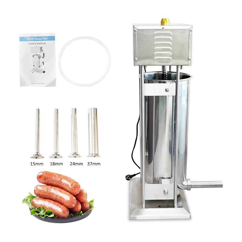 product jinkun electric sausage stuffing machine 30l capacity stainless steel vacuum sausage filling machine factory outlet-9