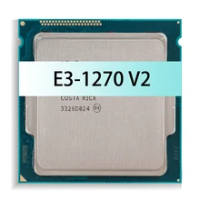 Used CPUs for Intel Xeon E3 1270 V2 1270V2 3.5GHz LGA 1155 8MB Quad Core Processor SR0P6 for pc desktop computer