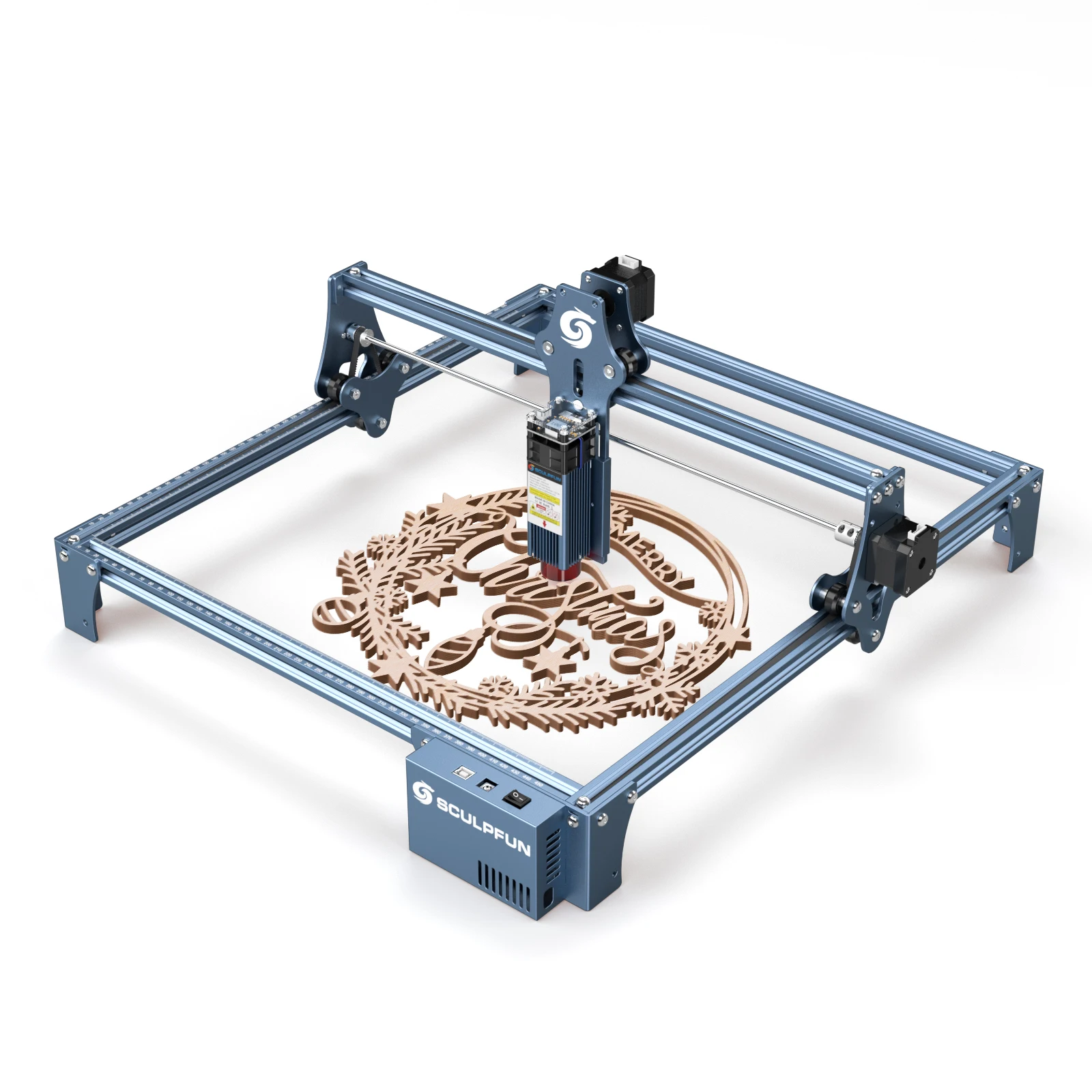 SCULPFUN S9 5.5w 410*420 彫刻機 木材 紙 段ボール PCB基板 レーザー
