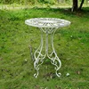 A retro white old table