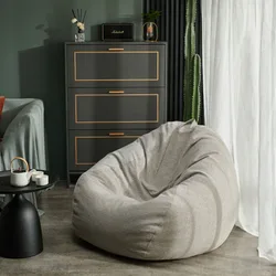 New Arrivals Wholesale memory foam filler giant bean bag bed soft bean bag chairs for adults NO 4