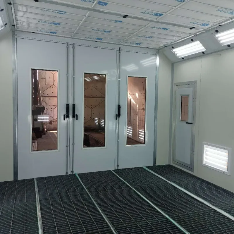 Customized LED Lighting Spray Booth for Car Painting Diesel Burner Bake Use