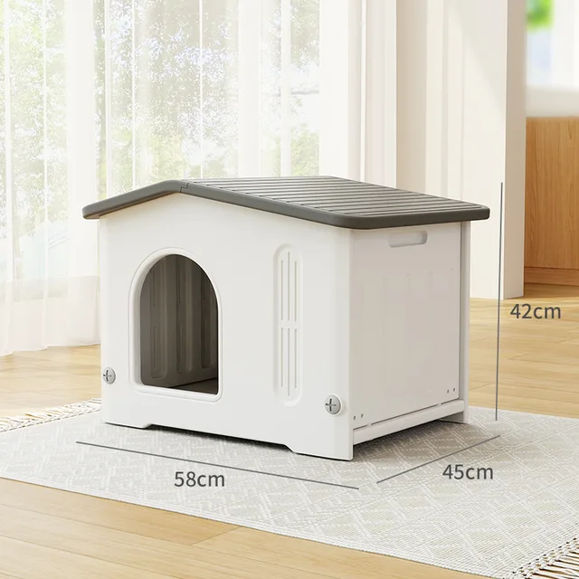 Luxury Design Waterproof Dog Cat House All Season Small Sizes Dogs Outdoor Kennel