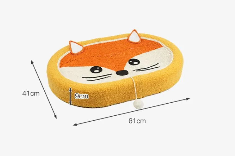 Sisal cat scratching board large round wear resistant cat toy