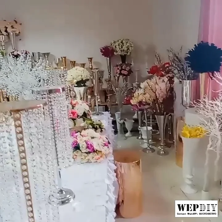 1 pezzo, 30x20cm Piedistallo cilindrico per feste, supporto cilindrico rotondo per centrotavola di matrimoni e feste, vasi in cartone pieghevoli, colonne di carta bianche per esposizione | SHEIN ALIA