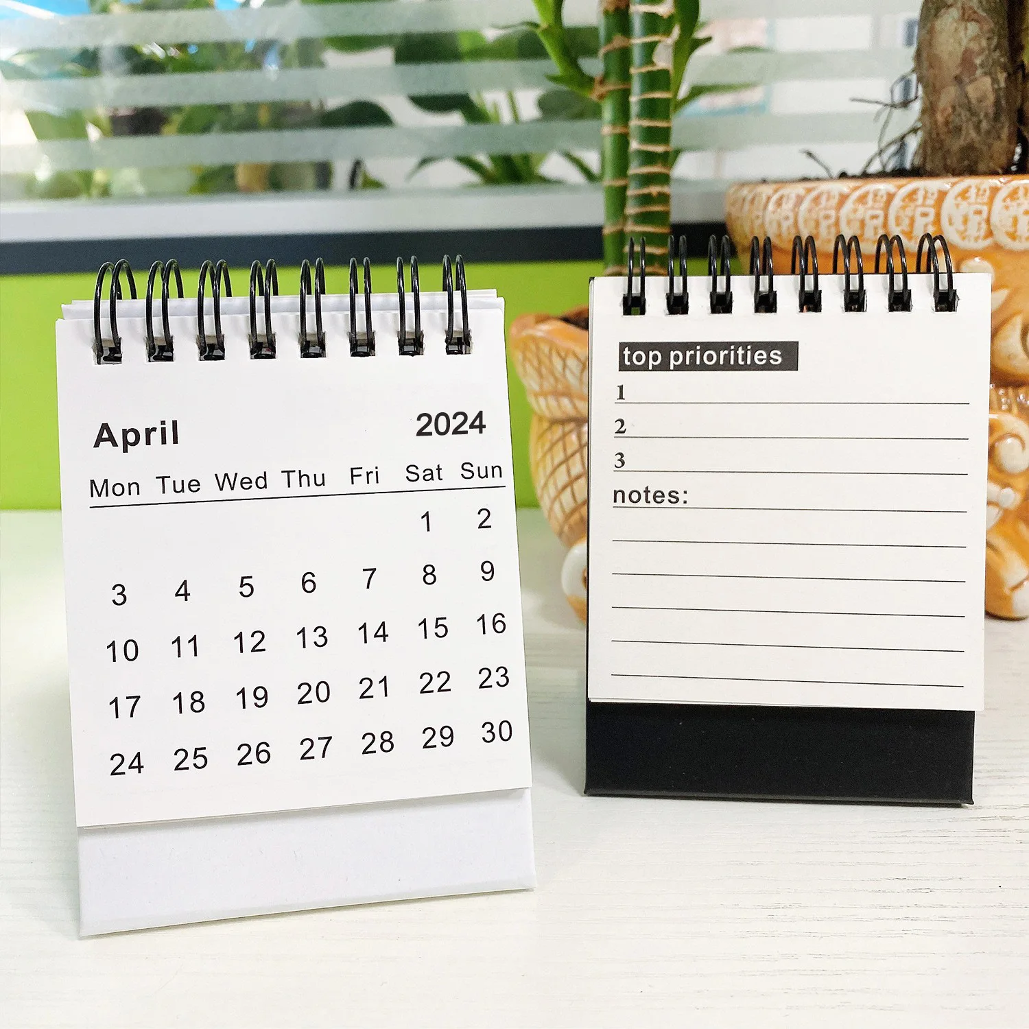 custom printing 2024 calendars desk planner gift cardboard desktop calendar mini cute pocket calendar