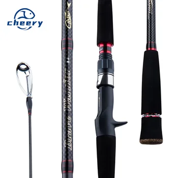High Quality Carbon Fiber 1.8m-2.7m Heavy Boat Fishing Rod Trolling Fishing Rod Saltwater Big Game Sea Fishing Rod – Trolling Lure – view 2