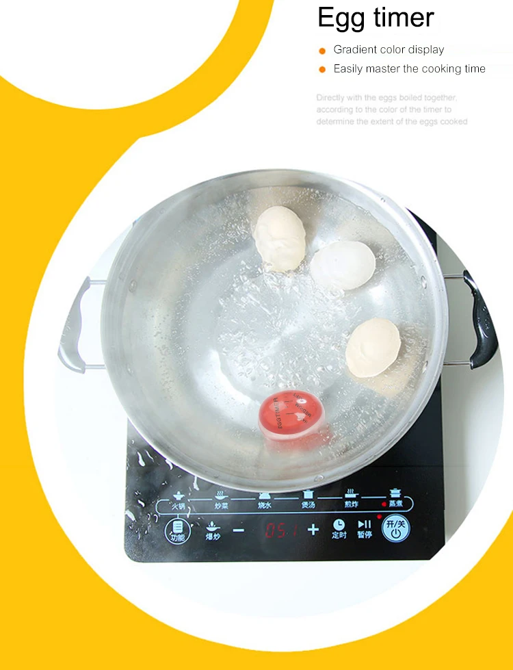 BPA Free Kitchen Water Timer Color Changing Egg Timer