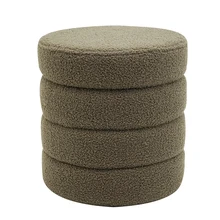 Customized Storage Ottoman Stool for Living Room Modern Inside Furniture