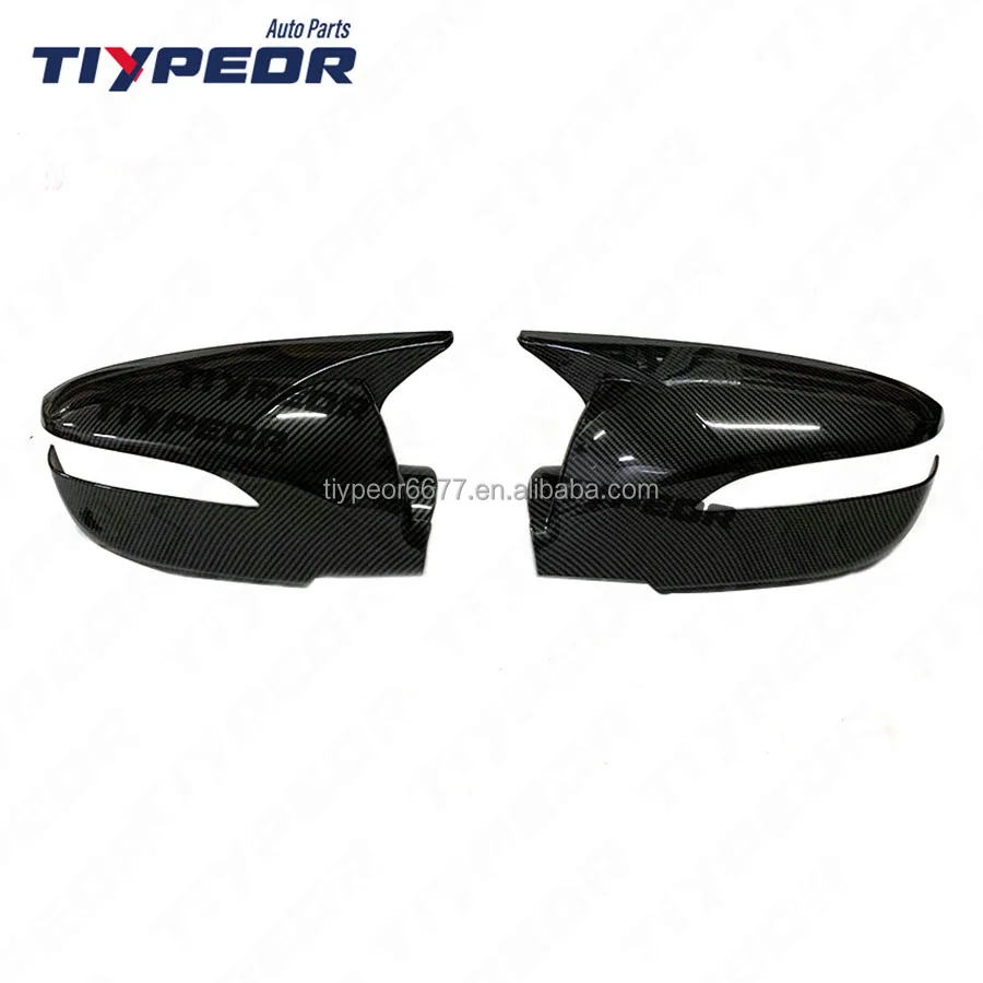 product tiypeor carbon fiber look rearview mirror covers for hyundai ix35 wing mirror cover for side rear view accessories-3