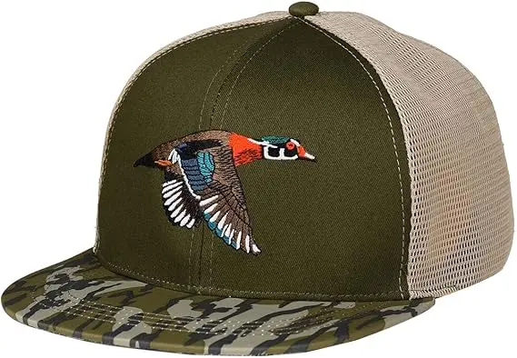 Custom Classic Camo Snapback Hat for Men Women,Performance Hip Hop Style Funny Flat Bill Trucker Hats Adjustable Baseball Cap