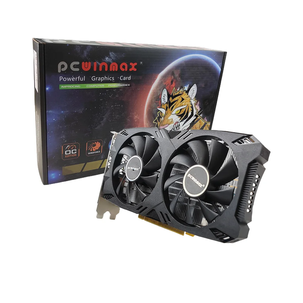 PCWINMAX Gefoece GTX 1060 6GB GDDR5 192Bit Dual Fan Desktop PC Graphics  Card GTX1060 Gaming PC Video Card