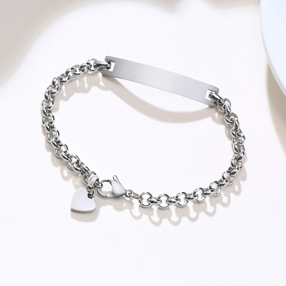 Friendship Bracelet Custom Logo Heart 
