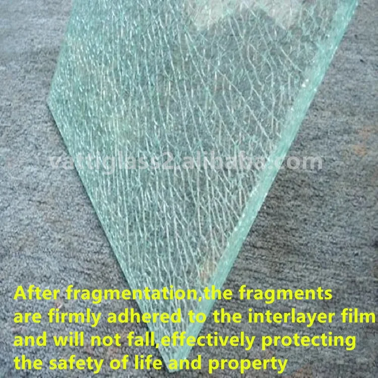 Safety Interactive Cracks Effect Glass Bridge 3D Laminated Glass