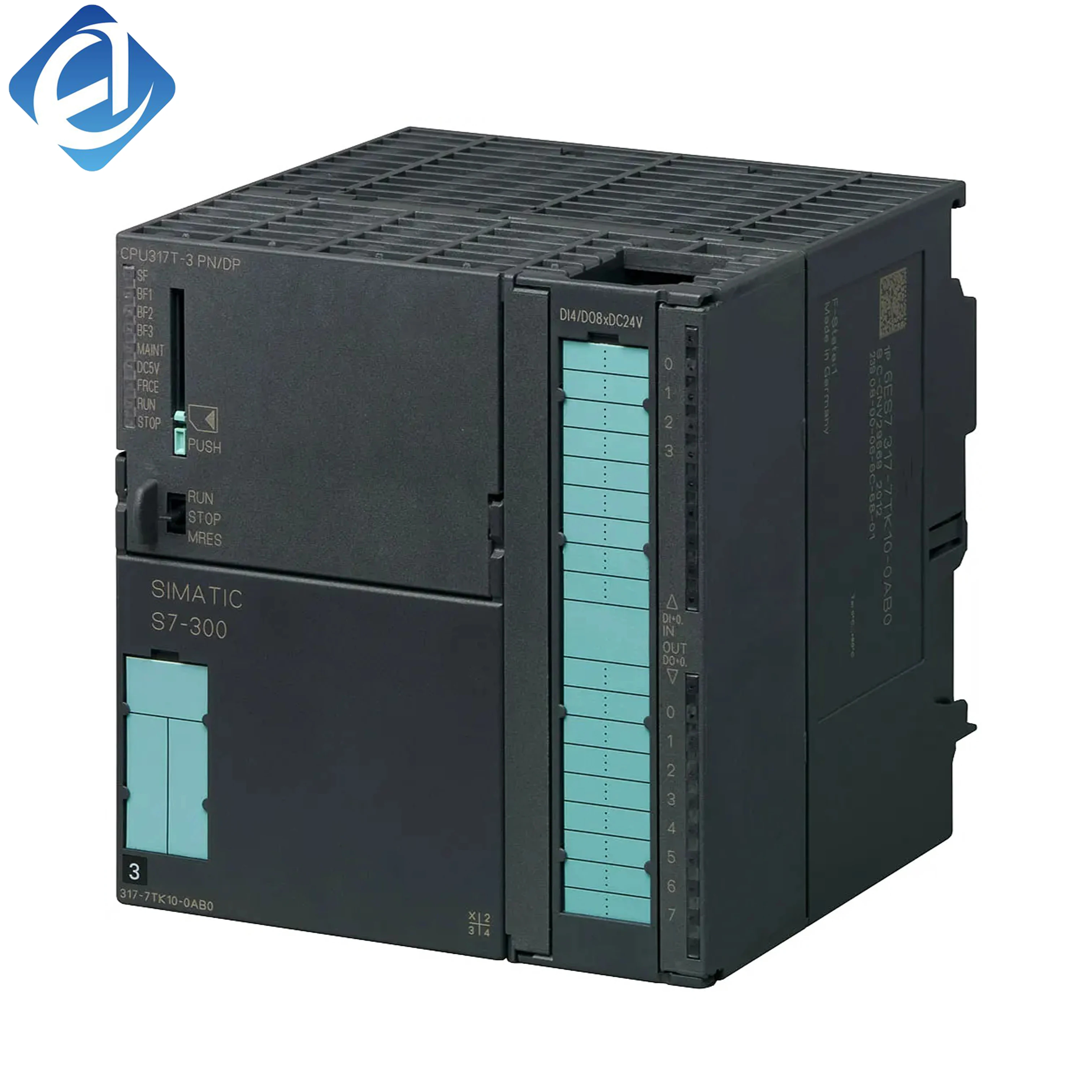 New Original 6ES7317-7TK10-0AB0 6es73177tk100ab0 S7-300 fail-safe CPU module for Siemens SIMATIC S7-300F series. Features high processing performance, integrated safety functions, multiple communication interfaces and stable operation. 