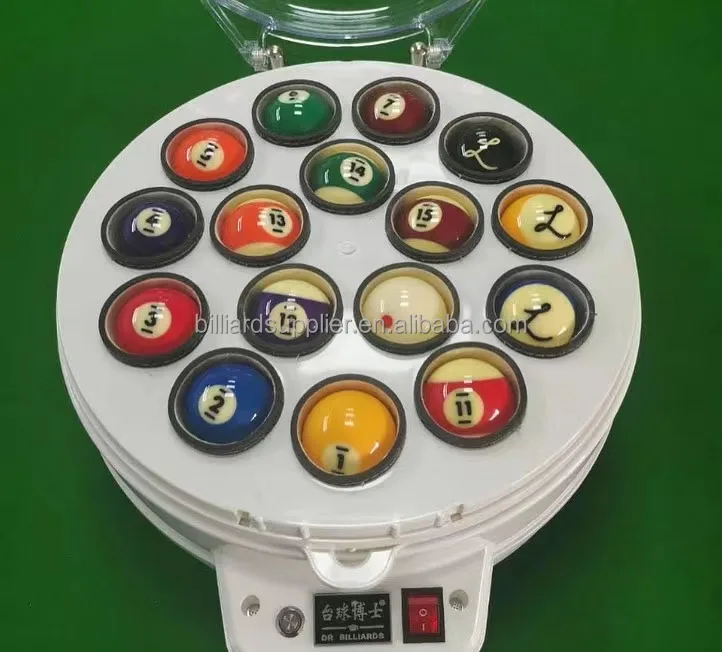 Automatic Billiard Washing Cleaner 16/22 Balls Cleaning Polisher