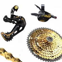 Ltwoo AT12 Bike 12 Speed Groupset 12s 11-52T Cassette Shifter Rear Derailleur Shift Chain 12S Gold Group Set