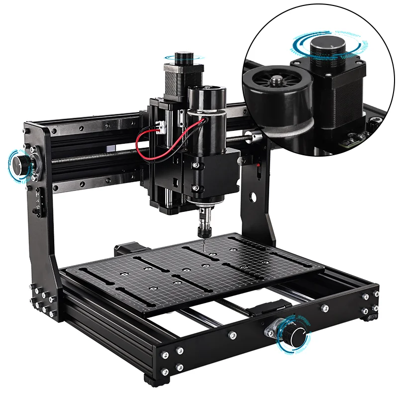 3 Axis CNC Router Machine CNC 3020 Plus Desktop Wood Acrylic Plastic PCB MDF Engraving Cutting With Offline