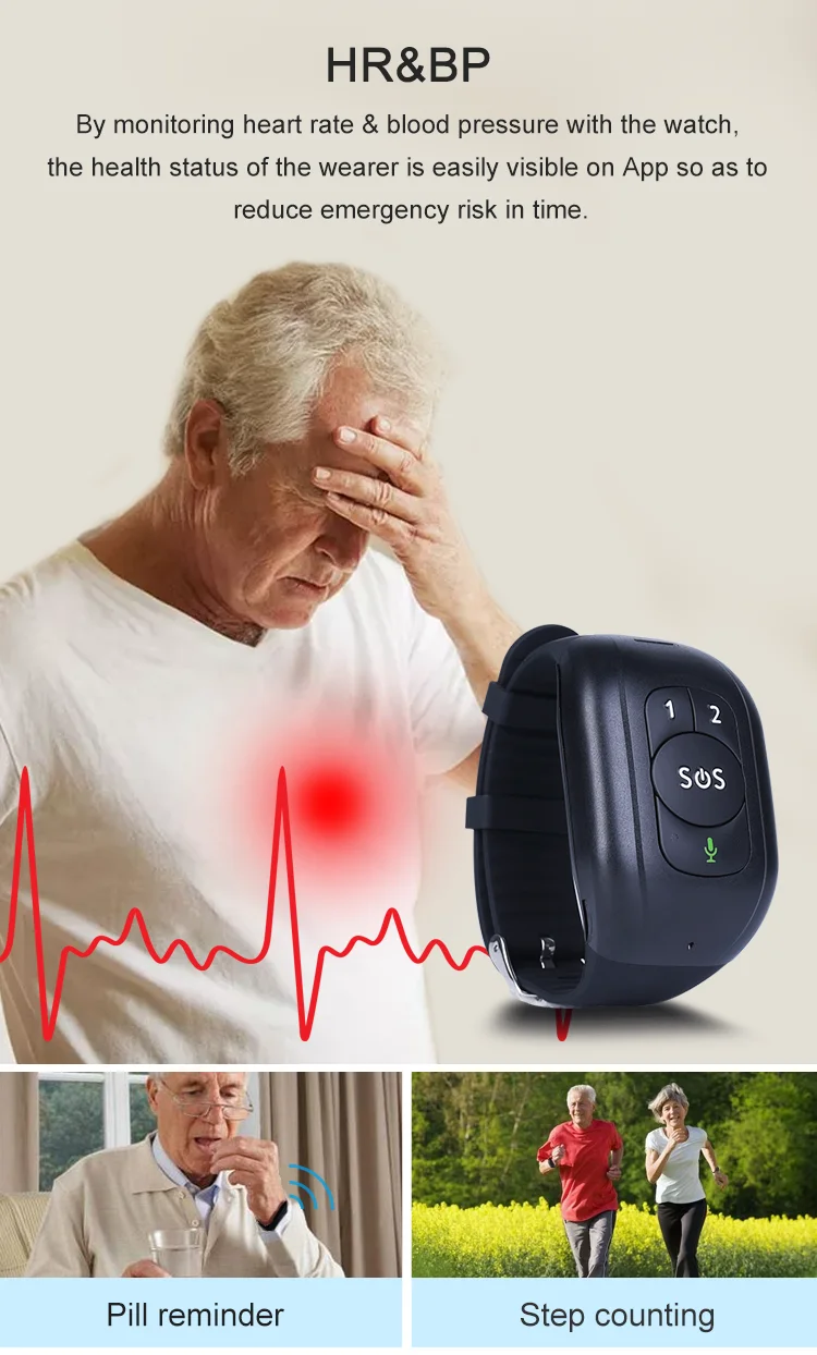 4G LTE Fall Detection & SOS Safety Bracelet for Senior | EaseLiving