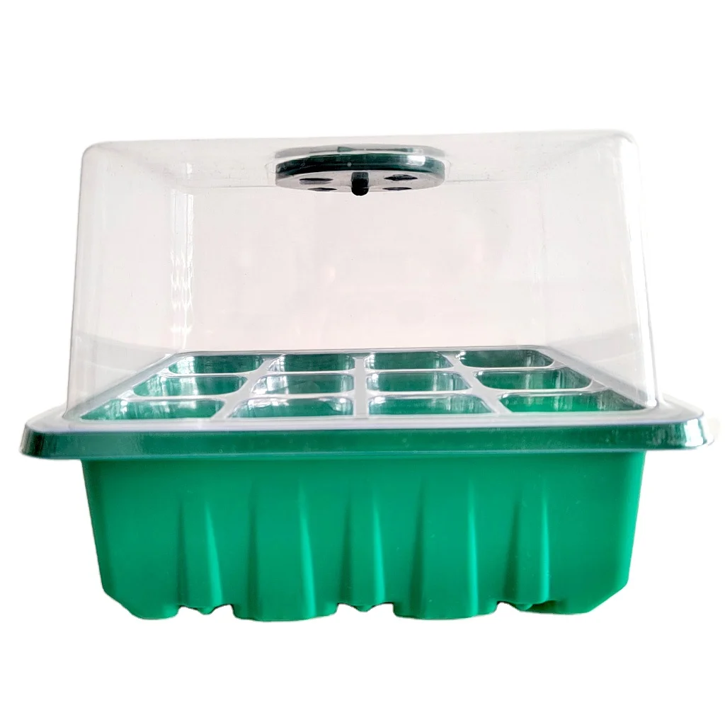 Recyclable PVC PET PS Clamshell Blister Packs for Seeds & Plant Plugs Moisture-Control & Ventilated Tray Design